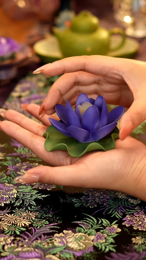 蓝莲花香插············