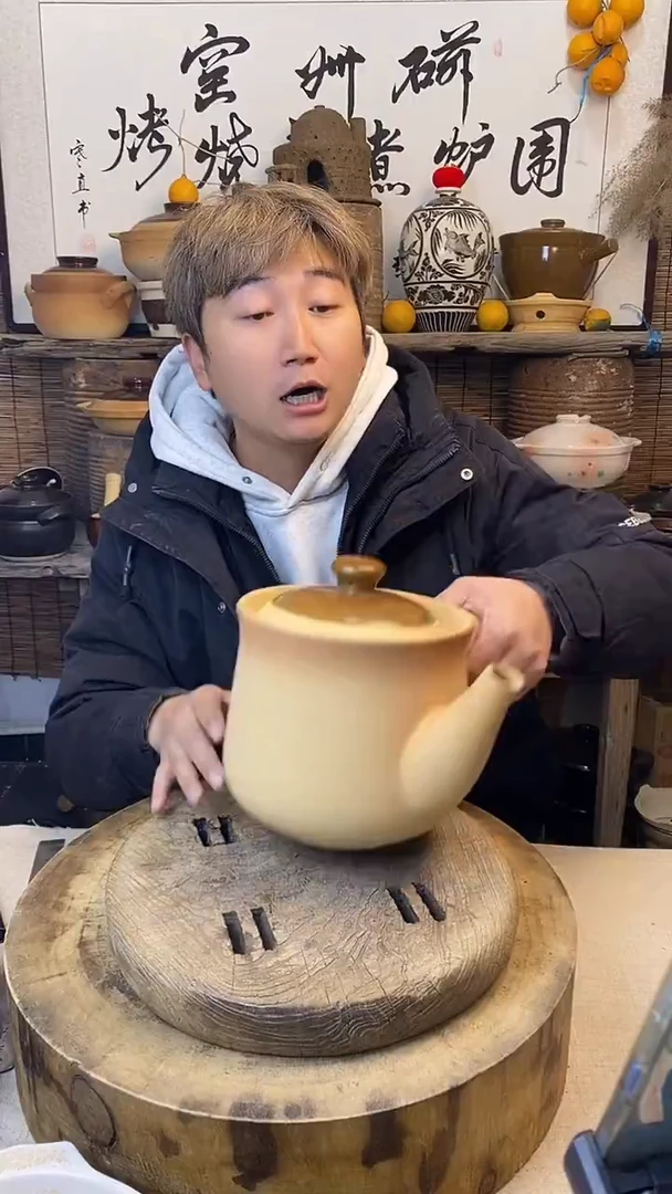 土陶复古色新款养生壶烧水壶3升