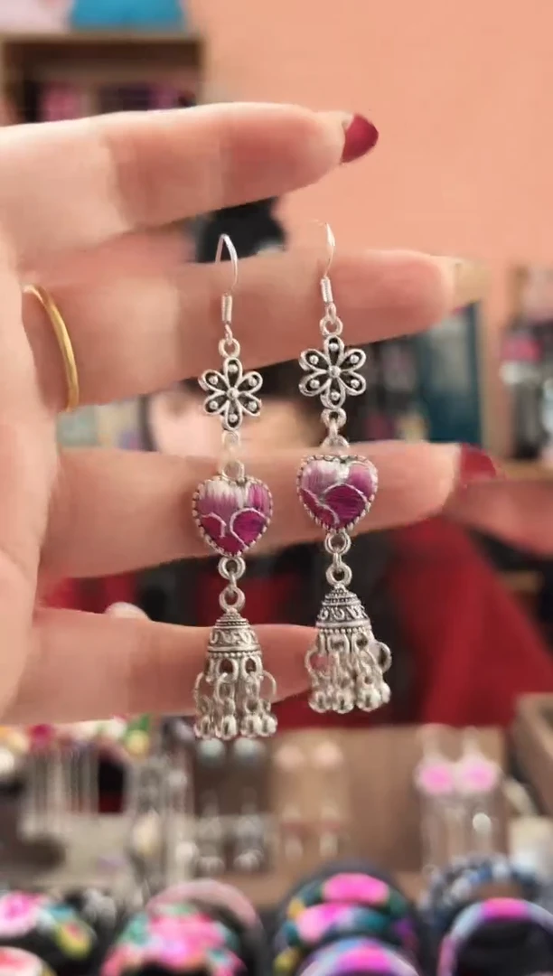 织绣艺枝独绣手工饰品267