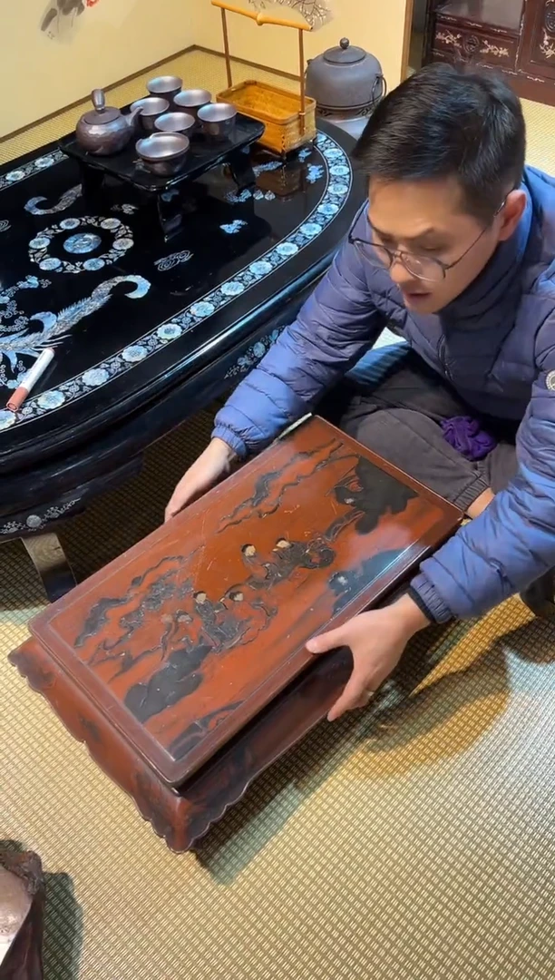 雕漆 花几 大漆漆器大漆漆器