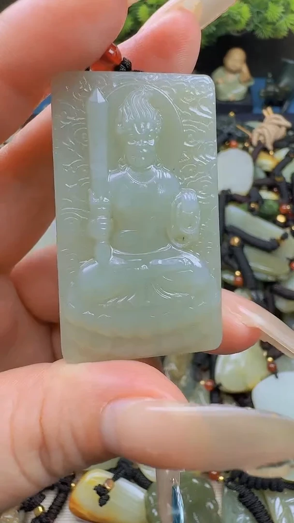 和田玉未镶嵌颈饰52