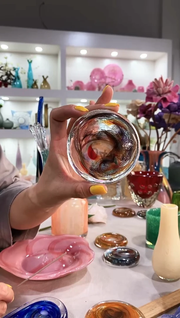 慕忆家手作琉璃花瓶