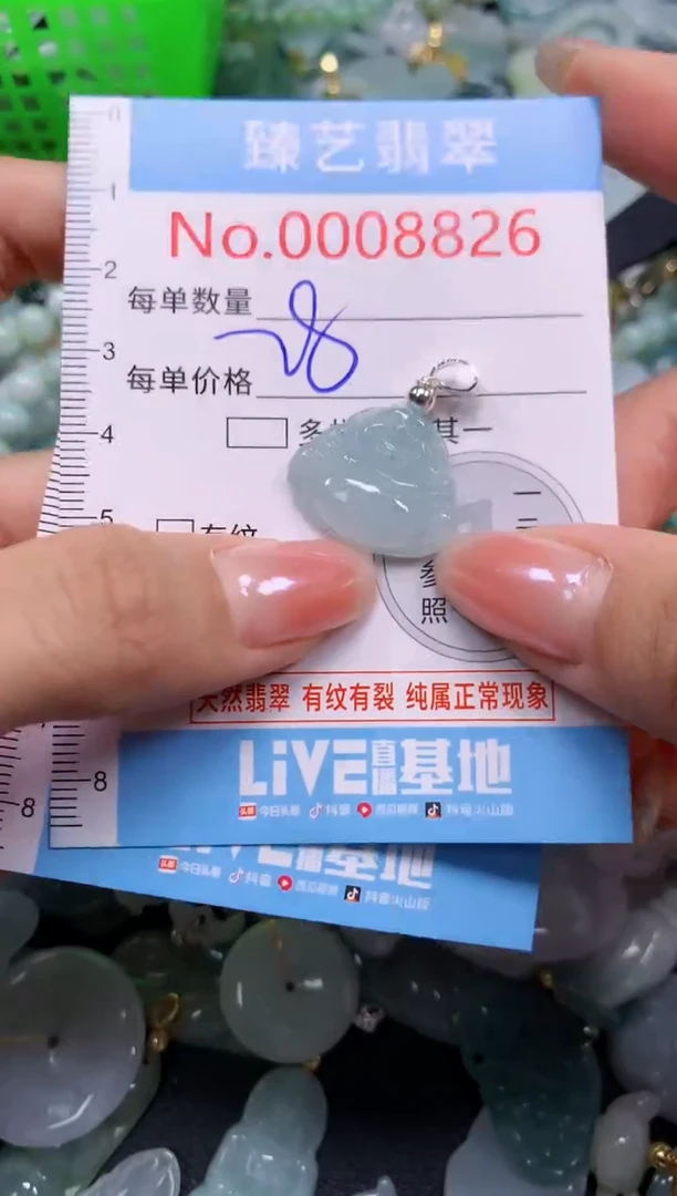 颈饰未镶嵌翡翠8826