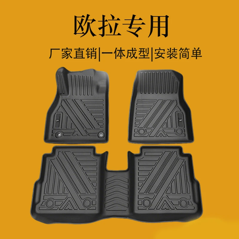 欧拉好猫/欧拉R1/白猫R2/芭蕾猫/欧拉IQ/闪电猫汽车全包围脚垫