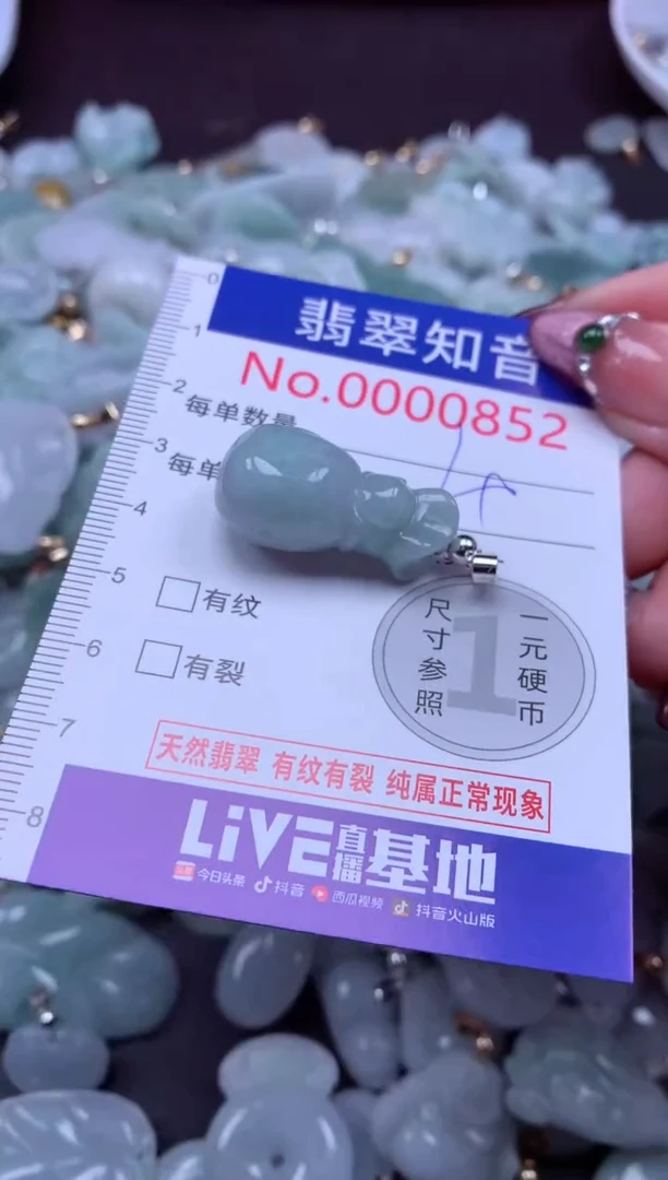 吊坠(不含链)未镶嵌翡翠852