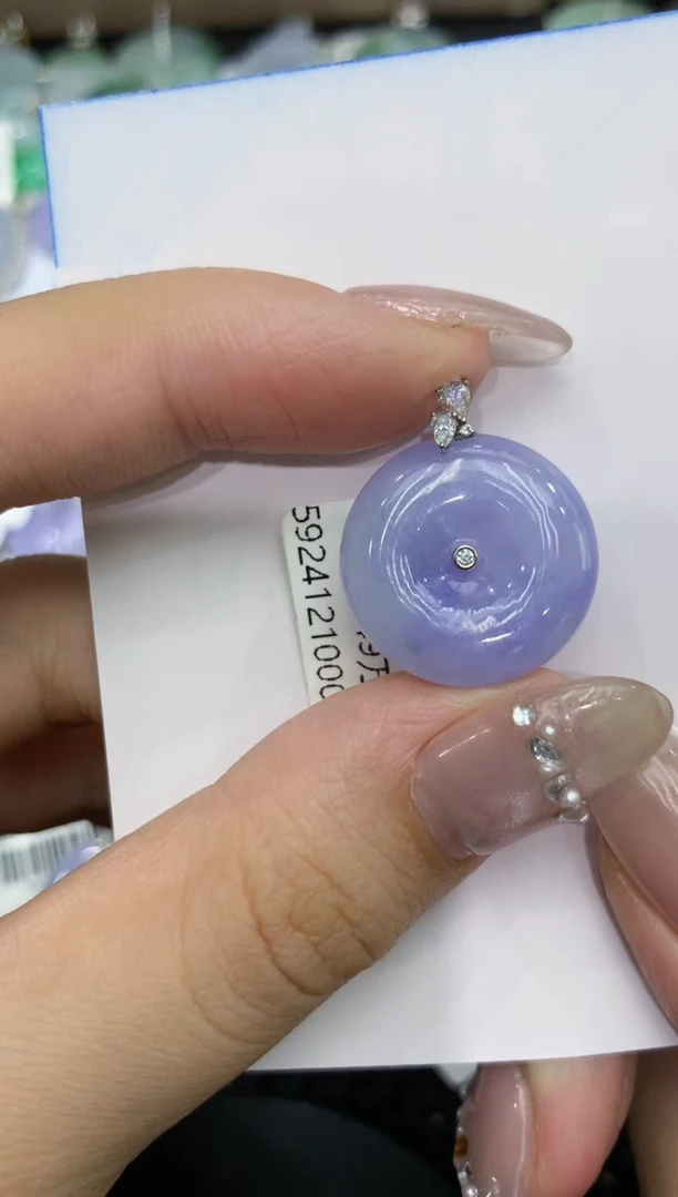 【闪购商品】翡翠颈饰18K金镶嵌222222222