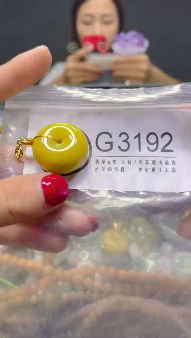 颈饰未镶嵌翡翠/G/翡翠A货，一件也是批发价
