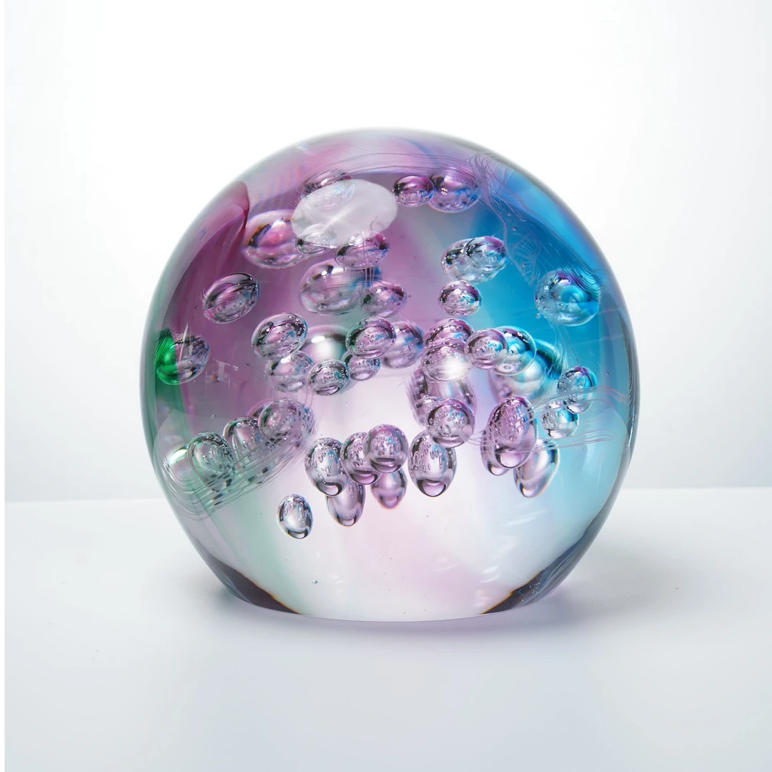 繁花设计款琉璃摆件