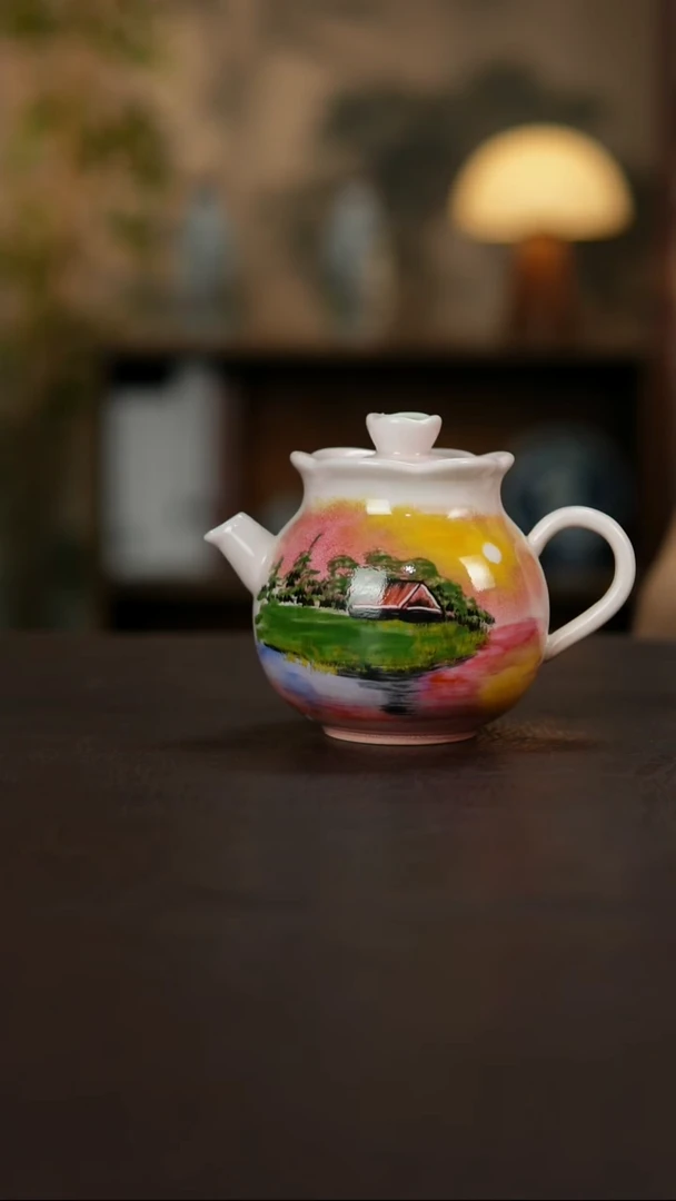 杯景德镇陶瓷杯碗柴烧多人