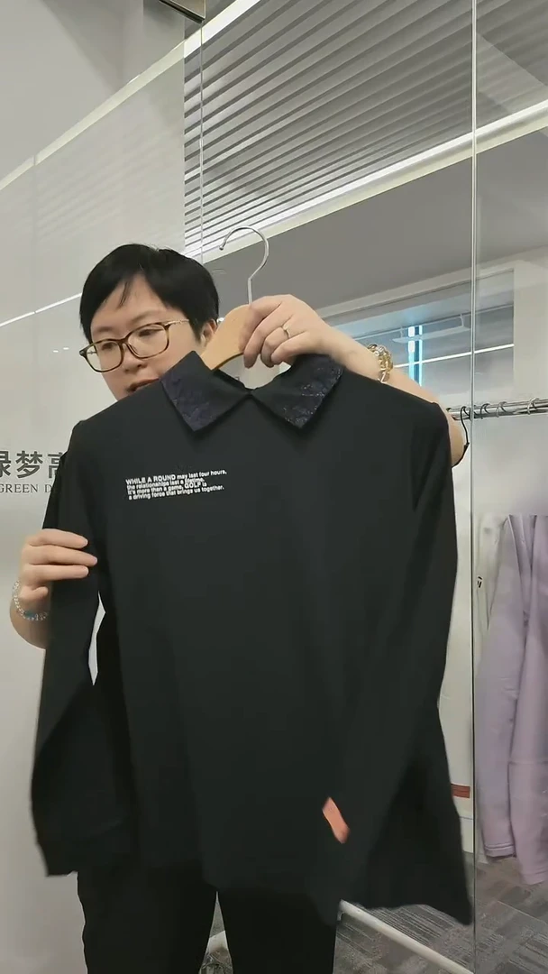 TM-长袖Polo衫-女士-N9419980-深蓝色-L