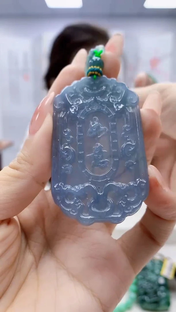 未镶嵌定制翡翠3099ty-毛货挂件52