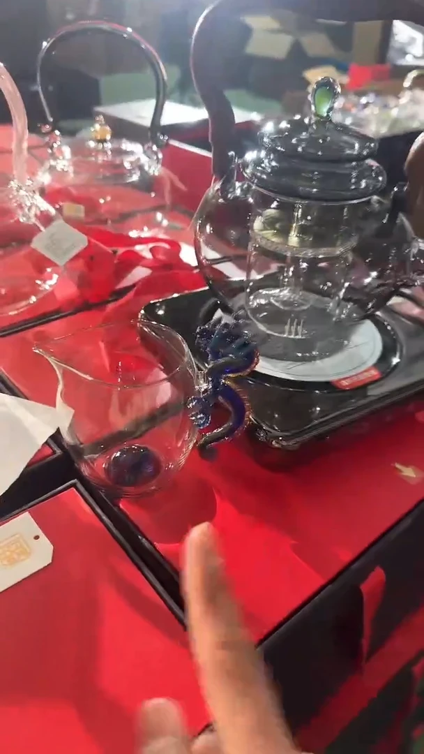 【闪购商品】晶焱青龙三代公道杯+小坐电陶炉+祈福烟灰