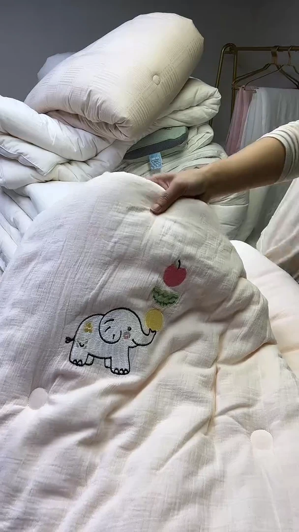95%以上皱皱纱150*200 春秋被