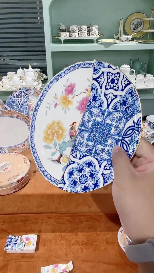 36%以上骨粉骨瓷8英寸平盘