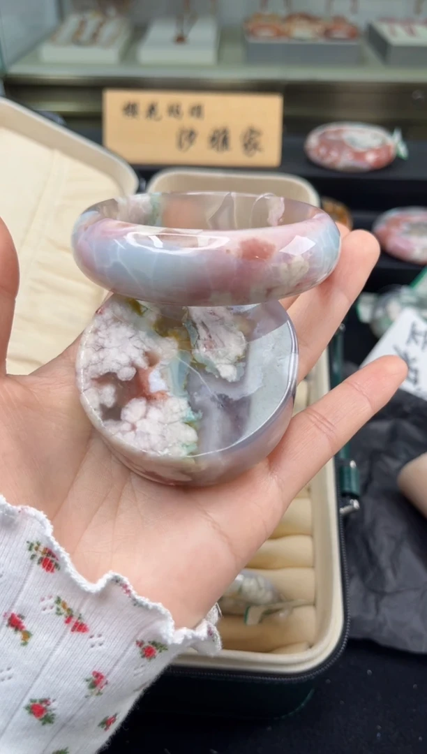 未镶嵌手镯石英质玉60圈口（赠品镯心）S9930