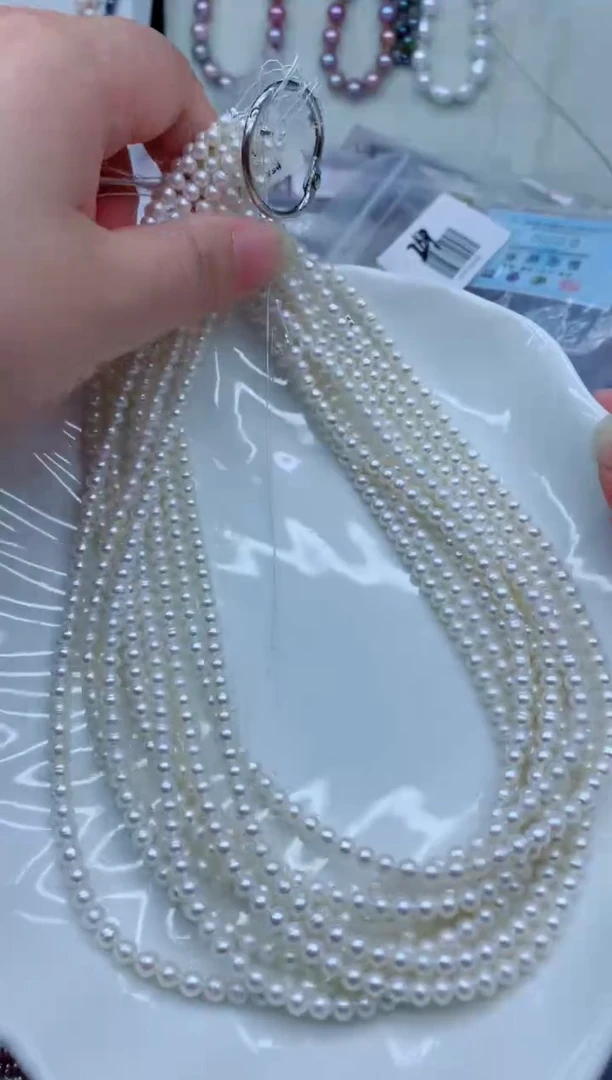 淡水珍珠未镶嵌颈饰项链多样性发其一