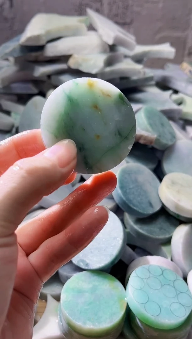 裸石翡翠天然翡翠A货古 南 966