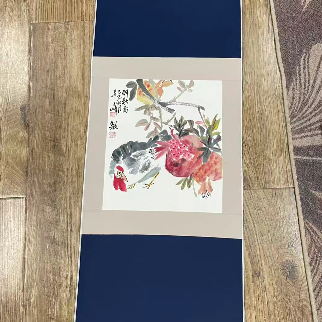 预售-李文峰卷轴-石榴