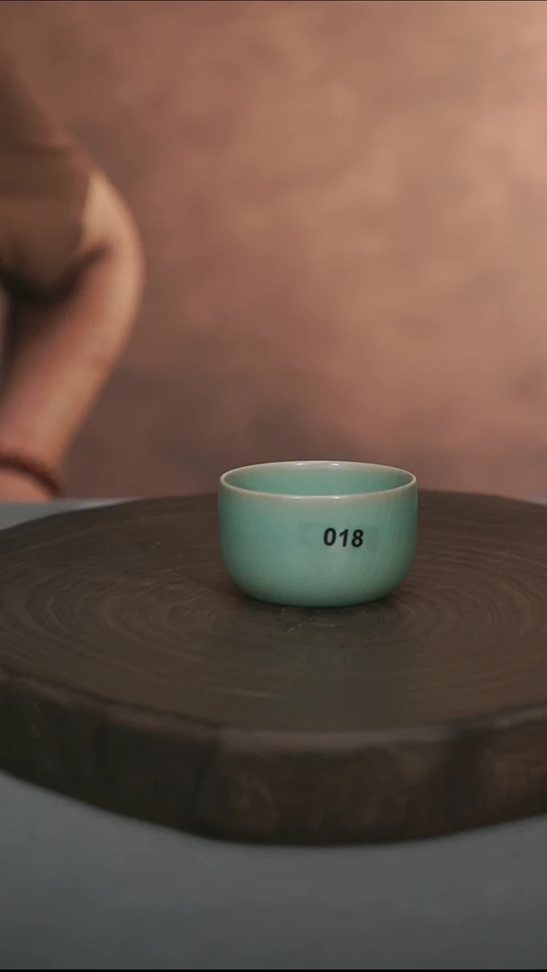 君子汝瓷【柴烧】卧足罗汉018