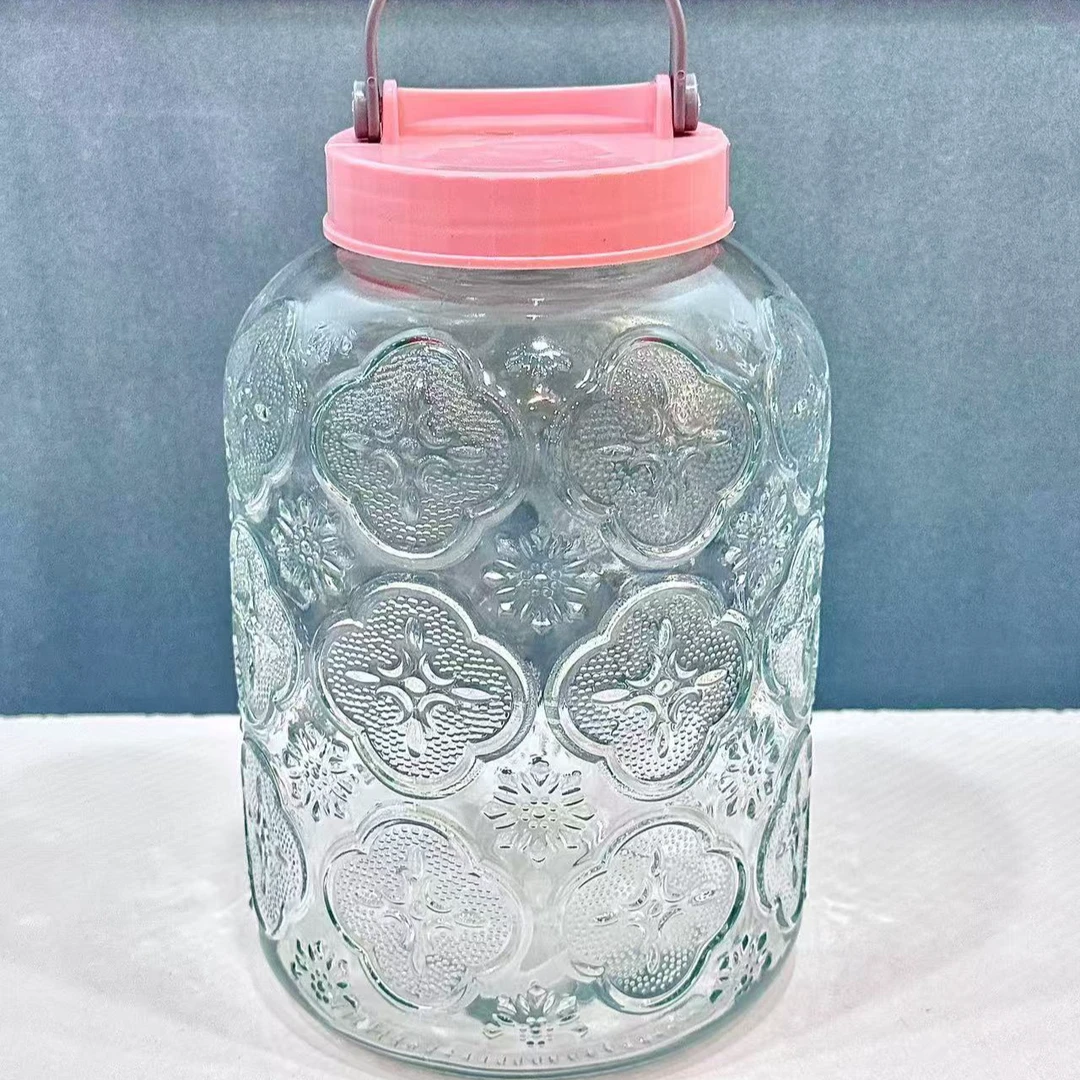 玻璃密封罐子泡菜坛子茶叶储物罐厨房收纳带盖