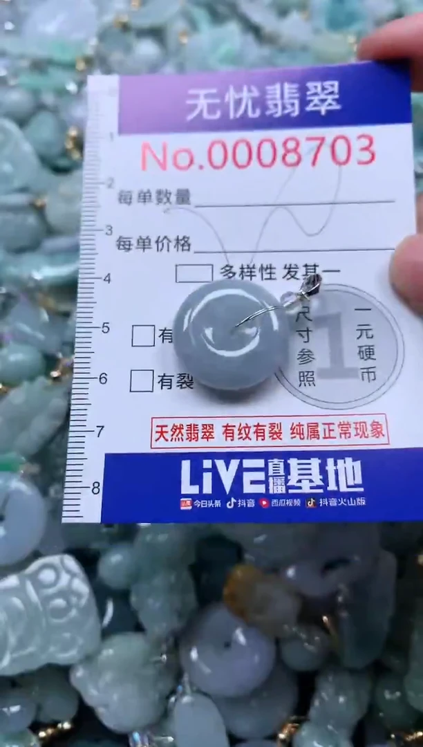 颈饰未镶嵌翡翠8703