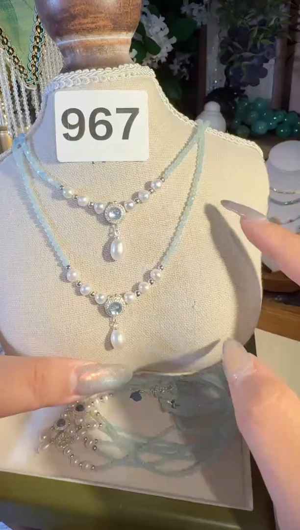 淡水珍珠合金项链967