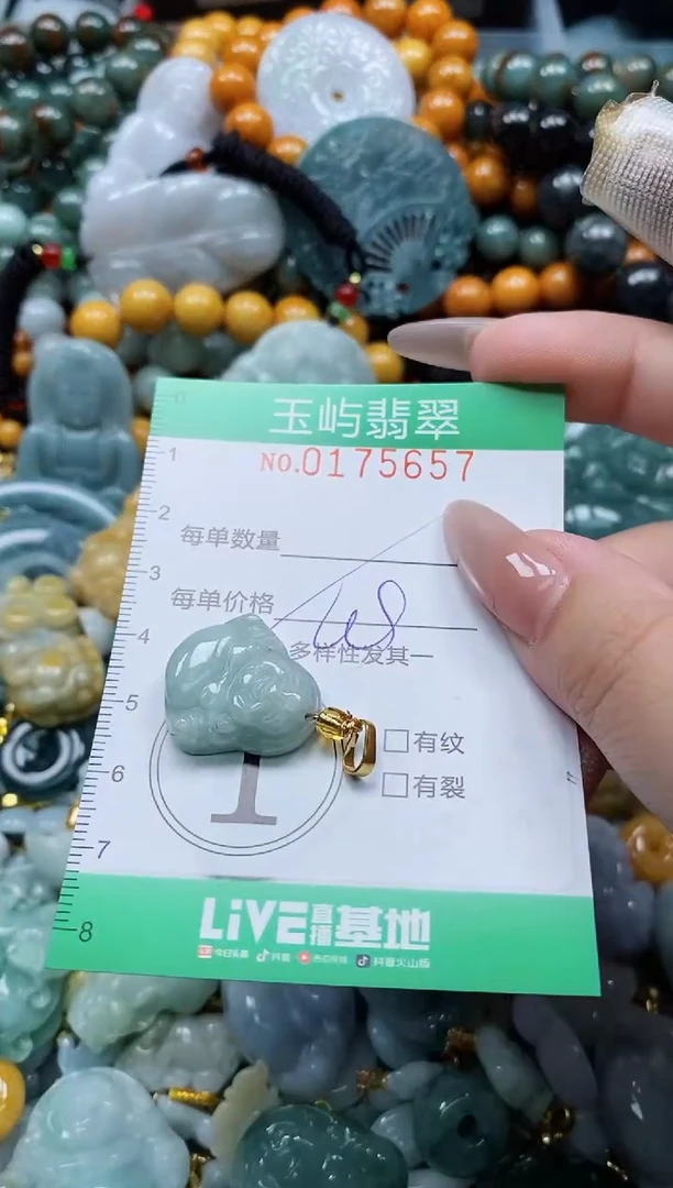 翡翠未镶嵌颈饰闪购0175657多样性发其一