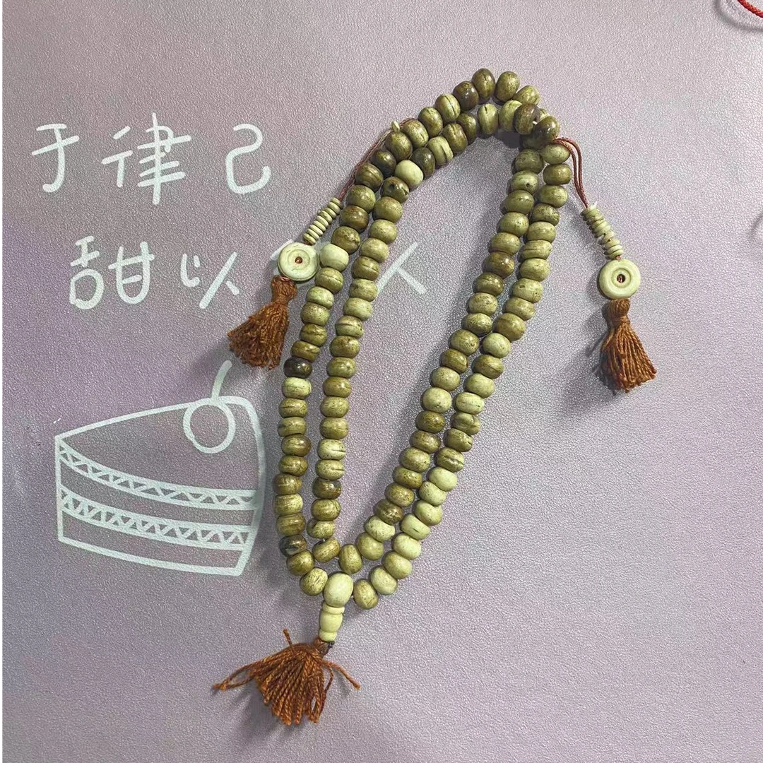 M50 藏式牛骨手链佛珠1.0cm