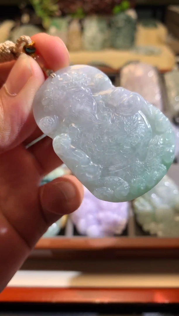 翡翠未镶嵌颈饰6/03/159