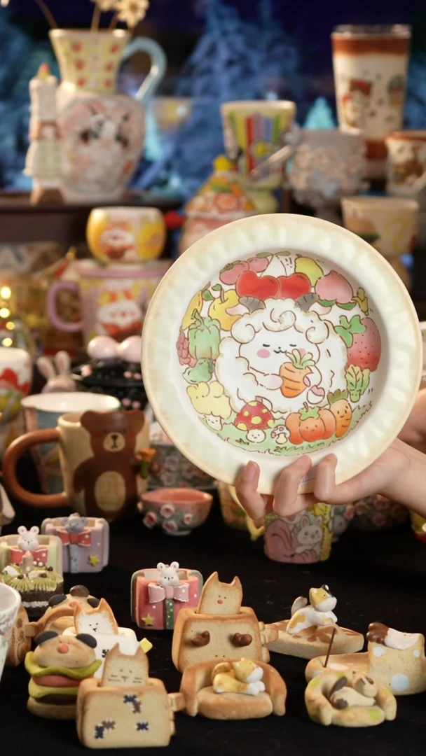 其他陶景德镇釉下彩手绘设计师款陶瓷