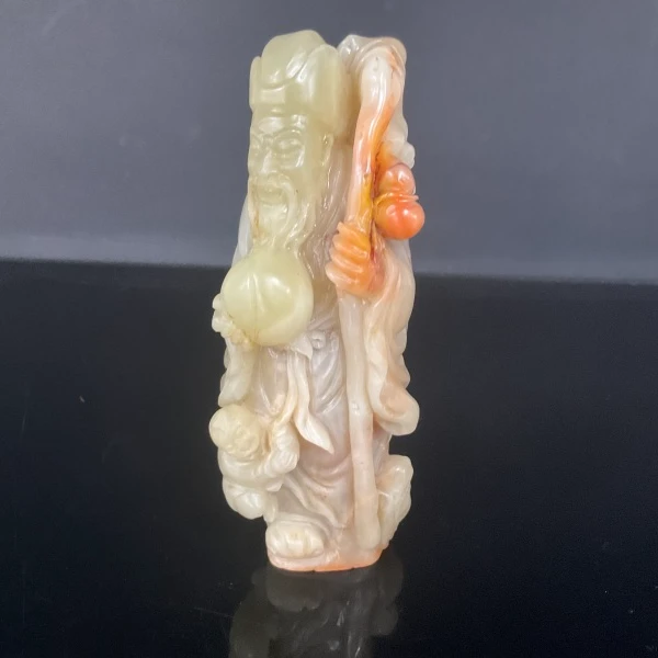 篆刻宋聪SX49568-Z且陶陶乐尽天真带底座带盒子