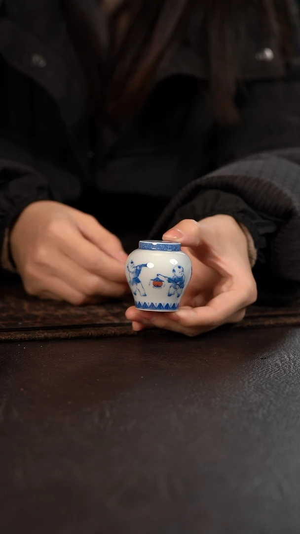 【闪购商品】杯聚澜堂五子闹春盖置