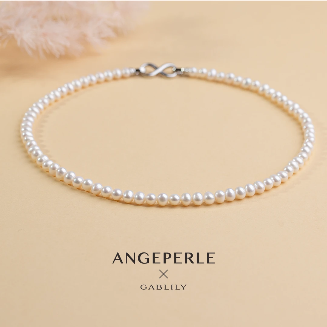 【魏璐专属】天使之泪淡水珍珠8字扣仙女项链5-6mm 经典时尚百搭款