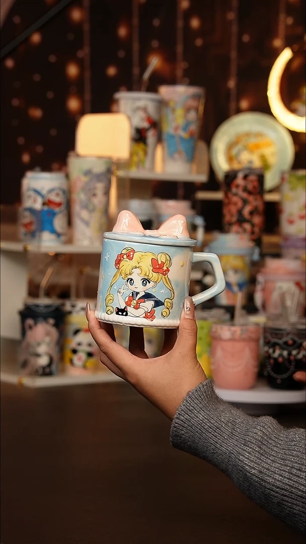 景德镇手工手绘文创陶瓷杯·