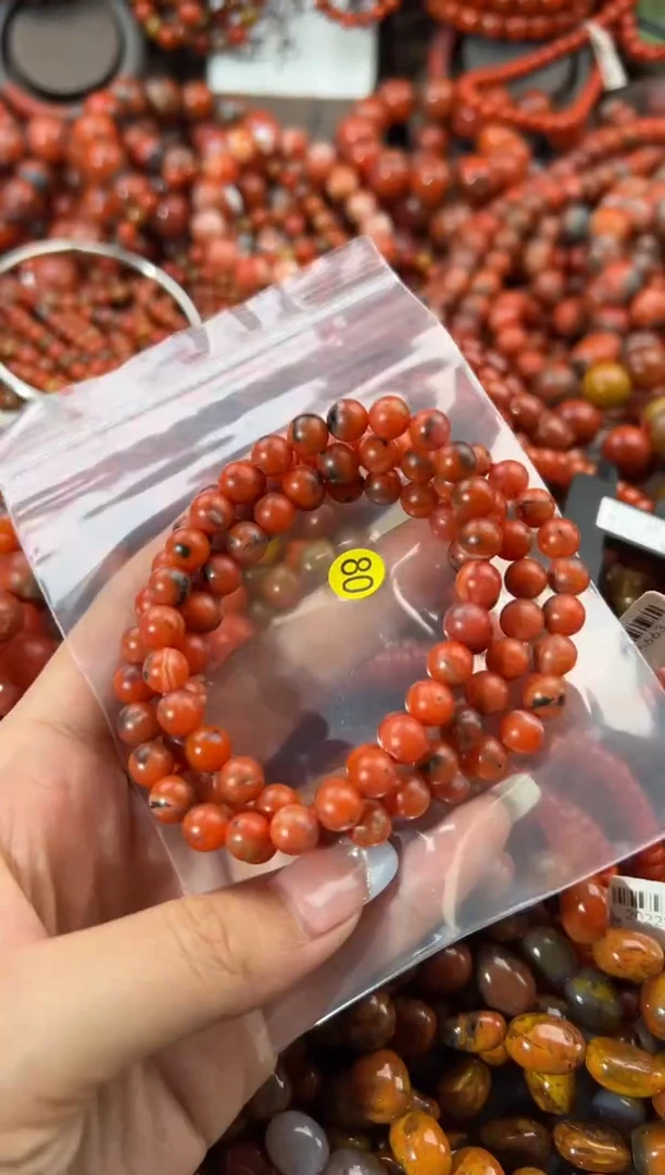 未镶嵌手串南红玛瑙7+