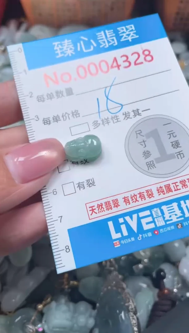 颈饰未镶嵌翡翠4328