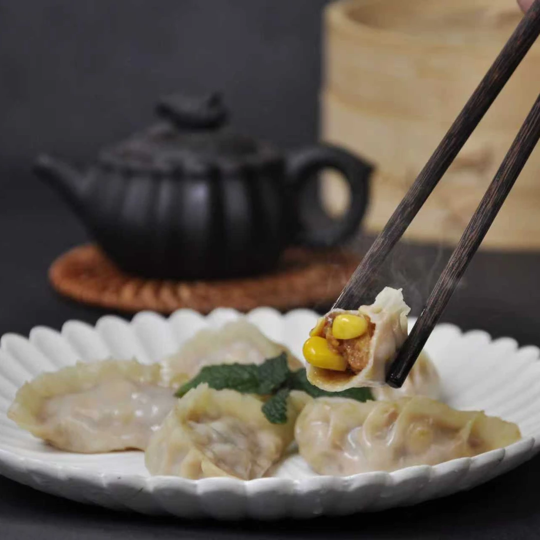 刘军老陈严选玉米猪肉蒸饺生煎小锅贴速食早餐一袋1千克装