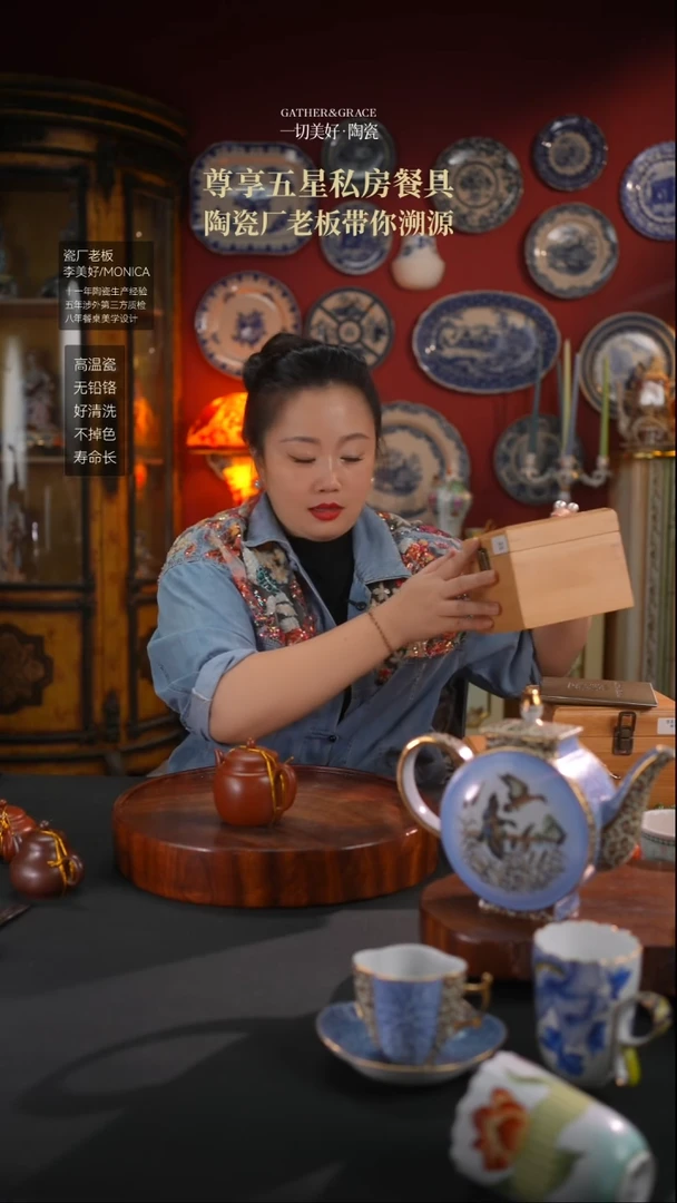 紫砂手柄款宫灯壶谢思博002288