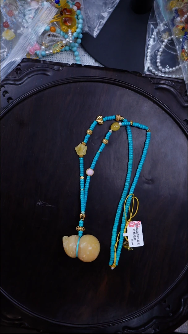 琥珀项链未镶嵌多样性发货一一一