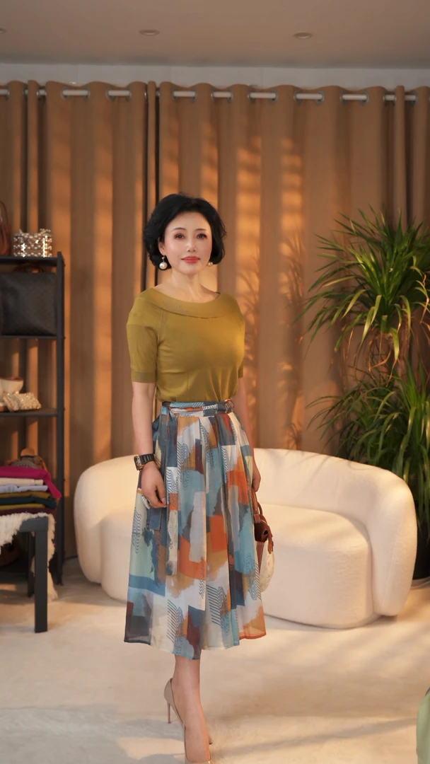 【楠姐专享】定制.水晕云朵裙23208