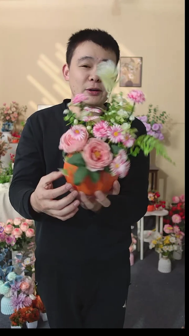 嘿淘家仿真花插花套装包邮到家