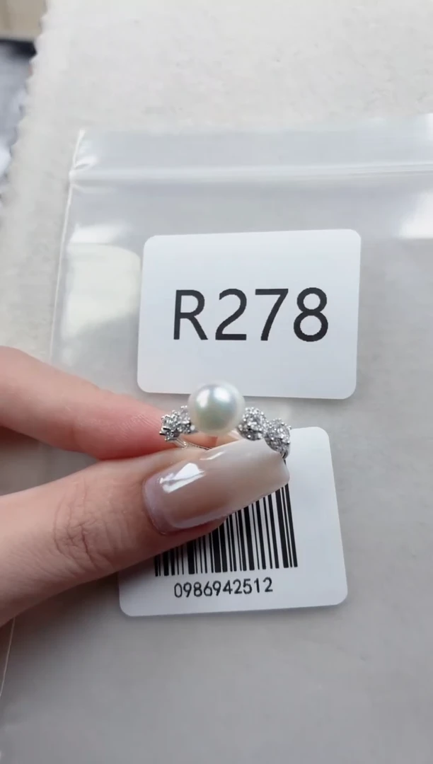 未镶嵌戒指海水珍珠R278