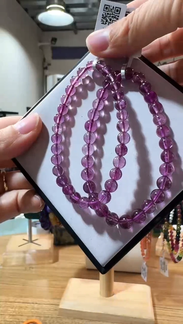 未镶嵌手链萤石优0134 约6mm 多样性发一件