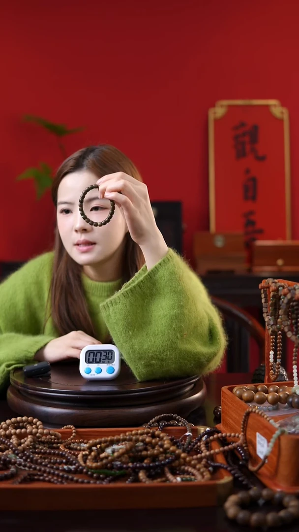 菩提手串/手链绿檀单圈