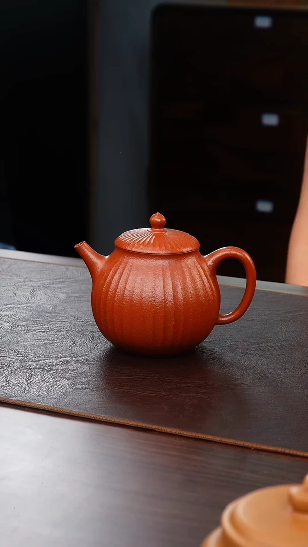茶壶紫砂生砂鱼子朱泥半亩花田320cc