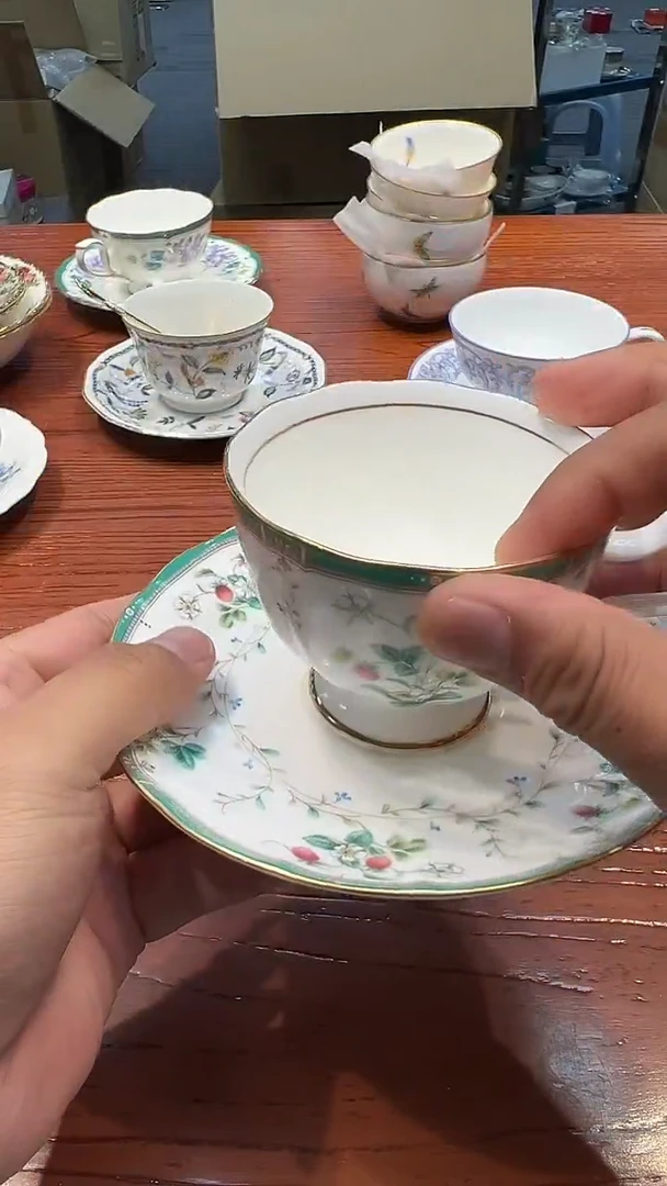 瓷片187小阿朵海外进口瓷器