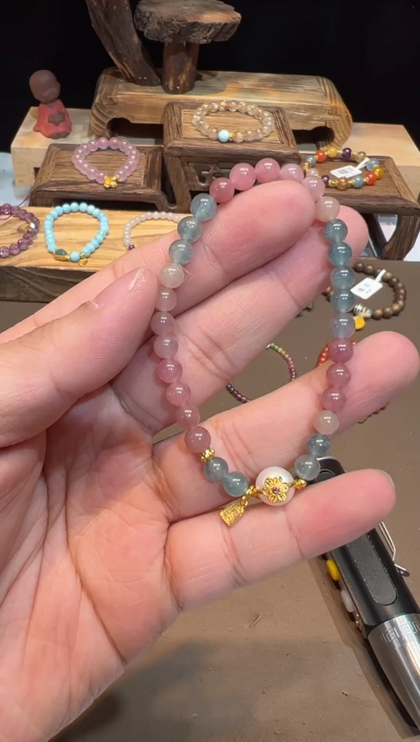 【闪购商品】碧玺手链未镶嵌手饰@@F4306