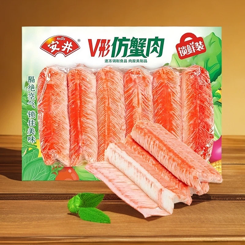 安井 v形仿蟹肉 24og/袋