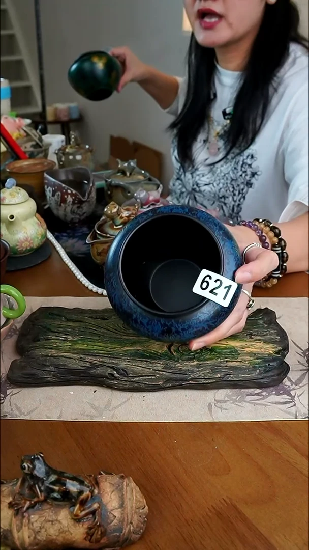 茶瓷物语蓝色621杯子