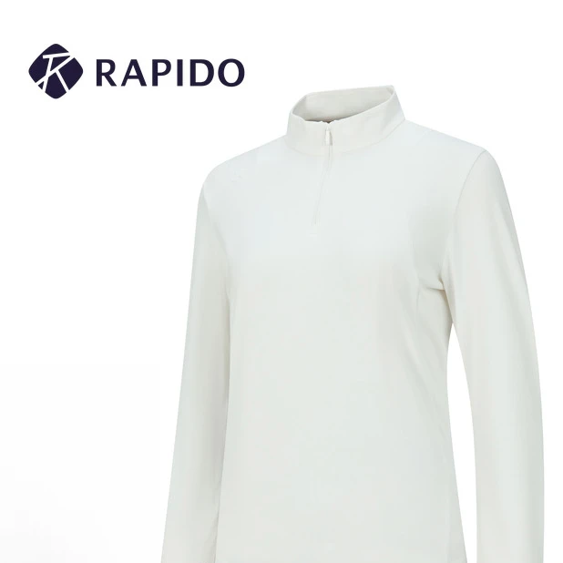 【新品】RAPIDO睿必度26春女O系列时尚半拉长袖T恤雳霹道CP6Z41O35